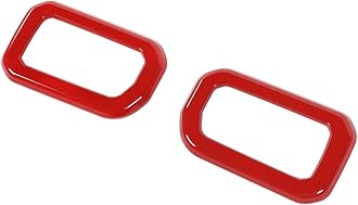 Interior Door Handle Trim Bezel Compatible with Suzuki Jimny 2019 2020 2021 2022 2023 2024 Inside Door Handle Bowl Decoartive Cover Accessories (Red)