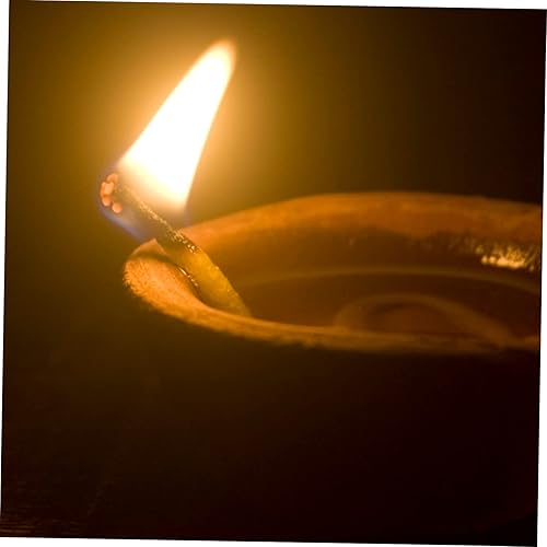 Miniatura 5 de Uonlytech 16.4 ft 0.197 in trenzado de queroseno lámpara mecha algodón mecha para reemplazo de lámpara de aceite tamaño universal para lámparas de