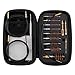 BOOSTEADY Gun Cleaning Kit .17 .22/.223/5.56MM .243 .280 .30 .357/9MM .40 .45 12GA Multi-Caliber Phosphor Bristle Bore Brushes with Flexible Threaded Bore Cleaning Coated Cables in Zippered Case
