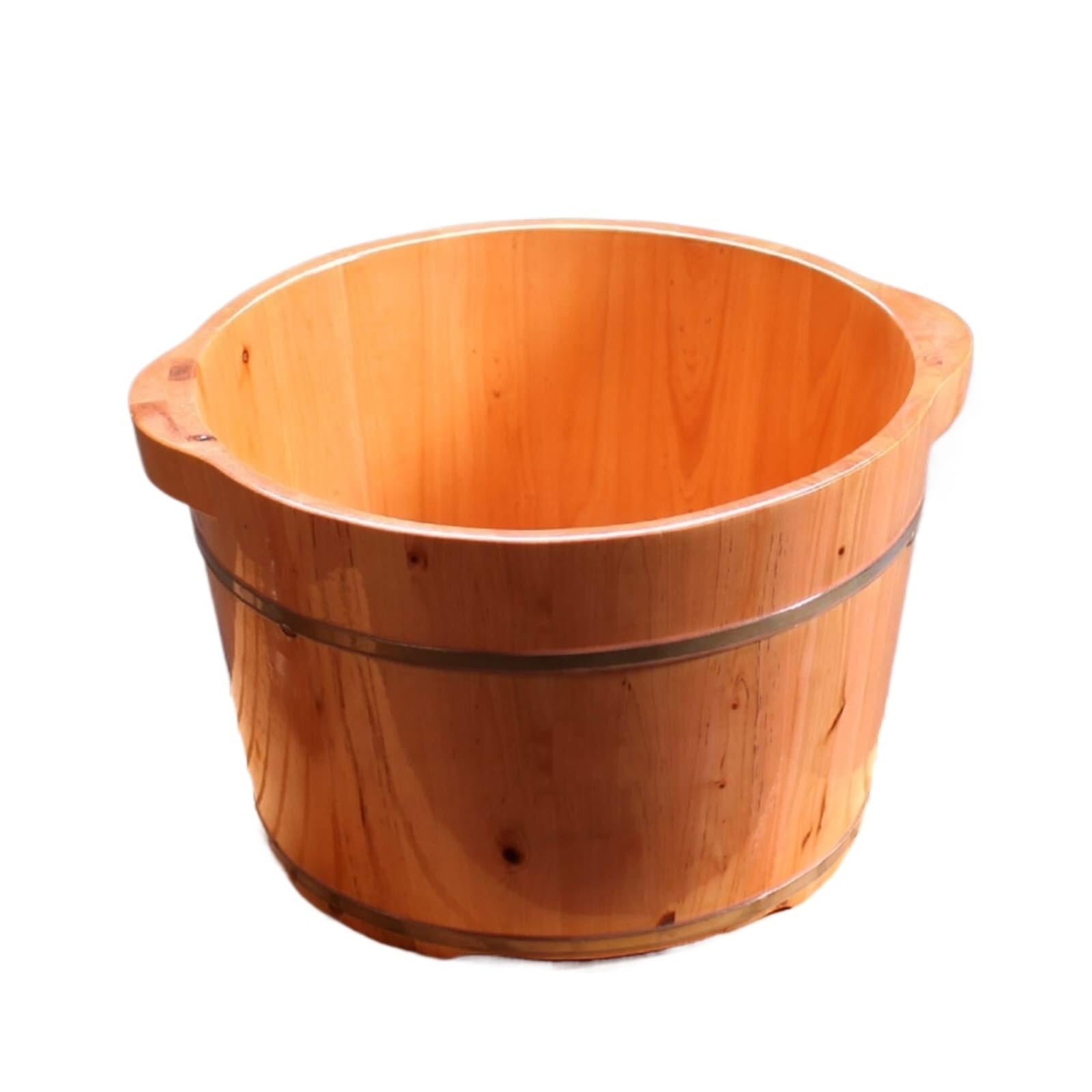 Foot Footbath Bucket Foot Spa Wooden Barrel Wood Basin Home Tub 26cm High Pedicure Soaking Bucket For Sauna Soaking Feet