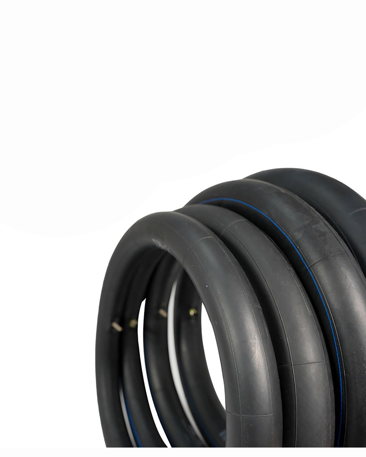 ChChambMoto Tout-Terrain Robuste Chambre à Air pour Moto 110/90-16 Valve Droite Butyle Adaptée aux Motocyclettes Chambre à air de Moto
