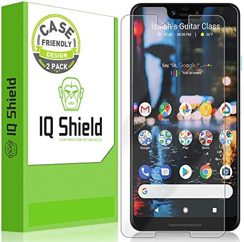 IQ Shield Screen Protector Compatible with Google Pixel 3 XL (2-Pack)(Case Friendly) Anti-Bubble Clear Film
