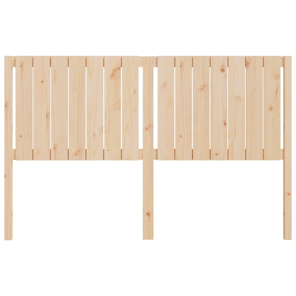 Testiera 165,5 x 4 x 100 cm, in legno massello di pino, design rustico, non trattato, per cornici, camere da letto, camera degli ospiti, effetto naturale