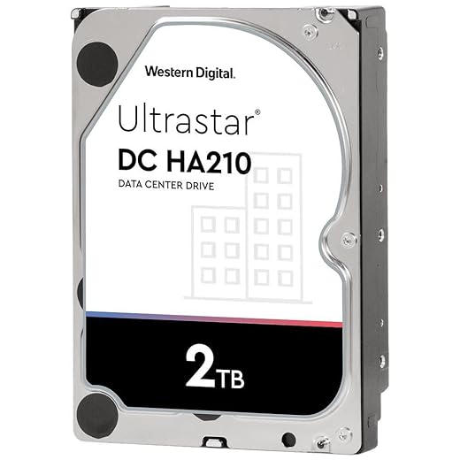 Western Digital 2TB Ultrastar DC HA200 SATA HDD - 7200 RPM Class, SATA 6 Gb/s, 128MB Cache, 3.5" - HUS722T2TALA604