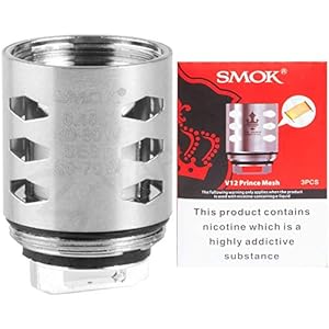 (V12 Prince Mesh) Authentique SMOK TFV12 Prince Mesh Resistance 0,15ohm Coils(Paquet de 3) de Rechange Pour Le Réservoir Smok TFV12 Prince Tank Sans Tabac Ni Nicotine Cigarette Electronique