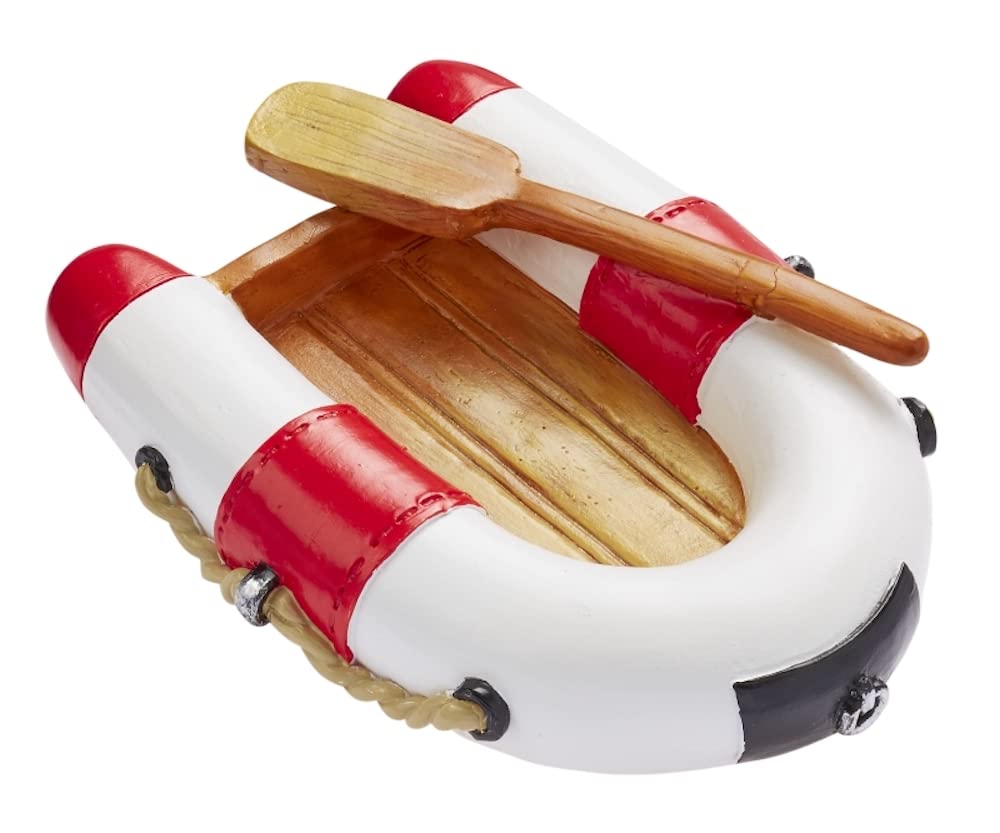 Hobby-Fun Gommone Rosso/Bianco Circa 7 x 5 cm