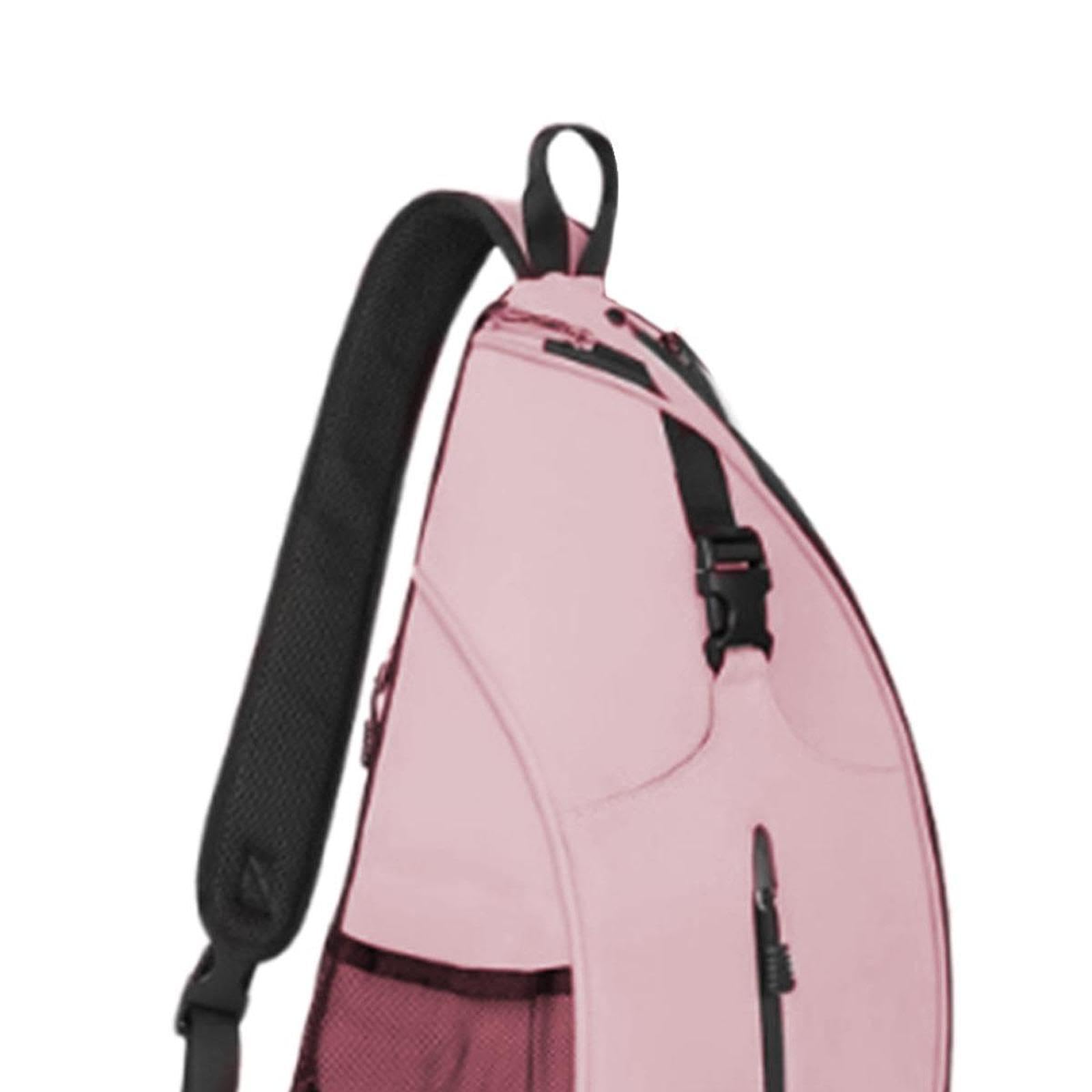 Vaveren Tennis Racket Bag,Shoulder Crossbody Bag,Water Resistant Professional Badminton Racquet Storage,Protect Rackets for Women Men, pink