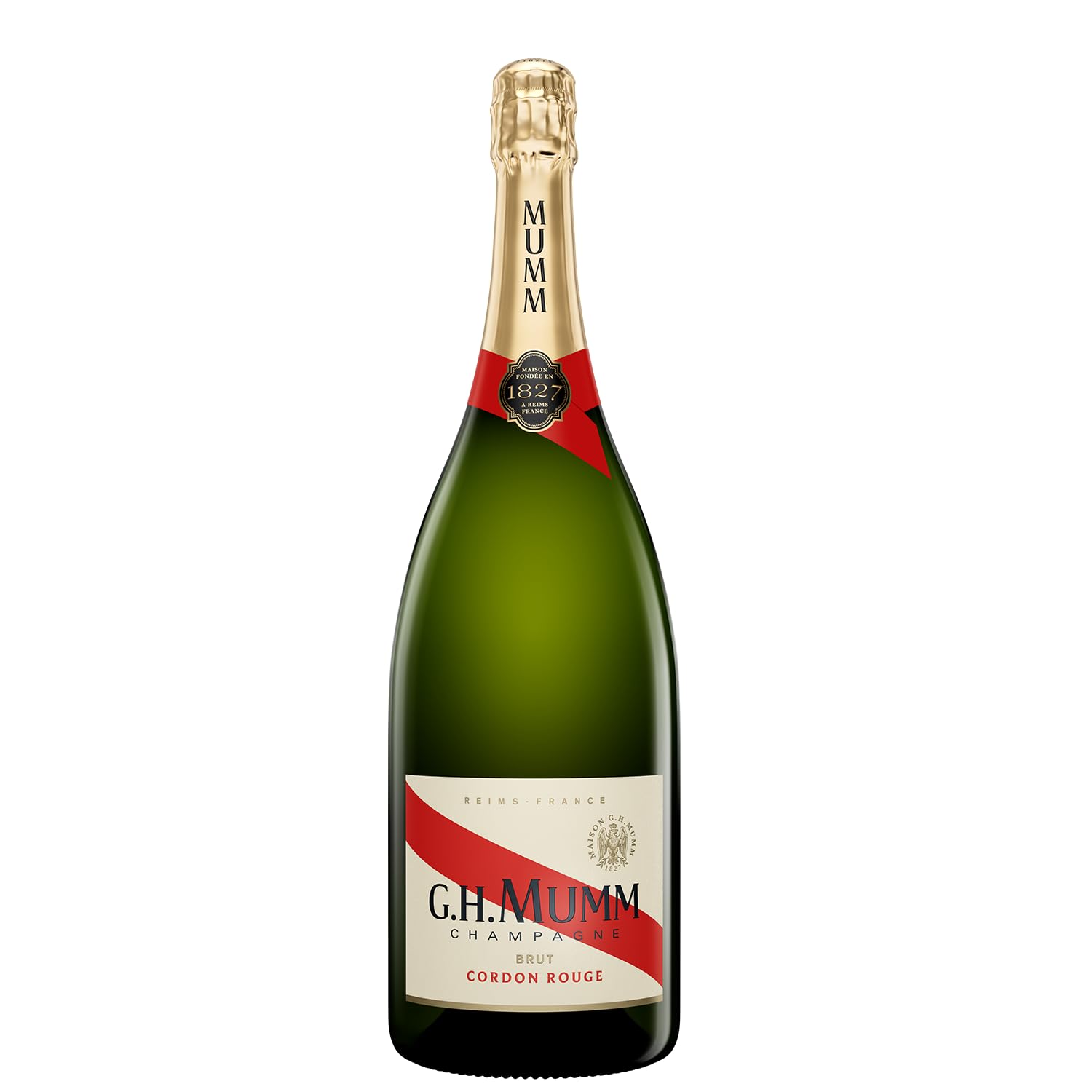 G.H. Mumm Cordon Rouge Non Vintage Champagne, 75 cl, Packaging May Vary