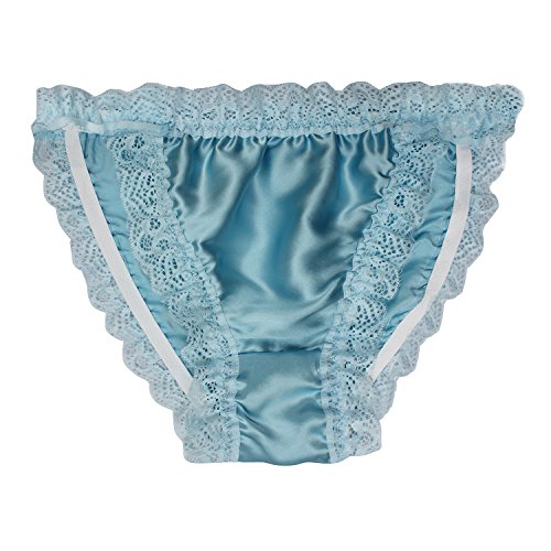 LingDooo-2Pairs-Women-Silk-String-Bikini-Thong-Lace-Sexy-Underwear-Panties-Briefs-Soft-Touch-Stretch-Waist-Size