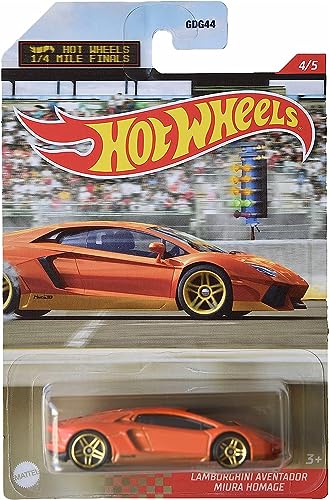 Hot Wheels Lamborghini Aventador Miura Homage 1:64 Naranja miniatura 1