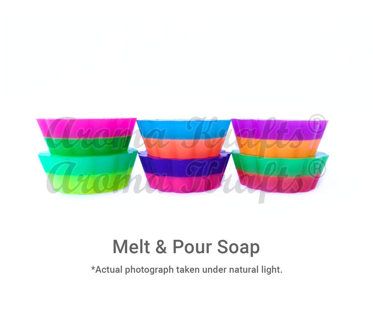 Aroma Krafts Fluorescent Colours (A) for Candle Making - Set of 6 (10 g Each) 2