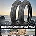 GRELiving 1/2-Set 20x4.0 Zoll Heavy Duty E-Bike Reifen Fat-Bike Reifen 98-406 30TPI Fahrradmantel mit Anti-Rutsch-Profil Für Elektrofahrräder/Fat Bike/MTB (1xReifen+1xSchlauch+1xReif...