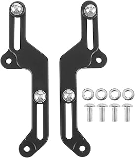 Acouto Motorcycle Windshield Adjusters Fit for Honda CB500X 2013‑2016 Windshield Windscreen Adjusters Bracket Kit CNC Aluminum Alloy 12-52mm Height Adjustment