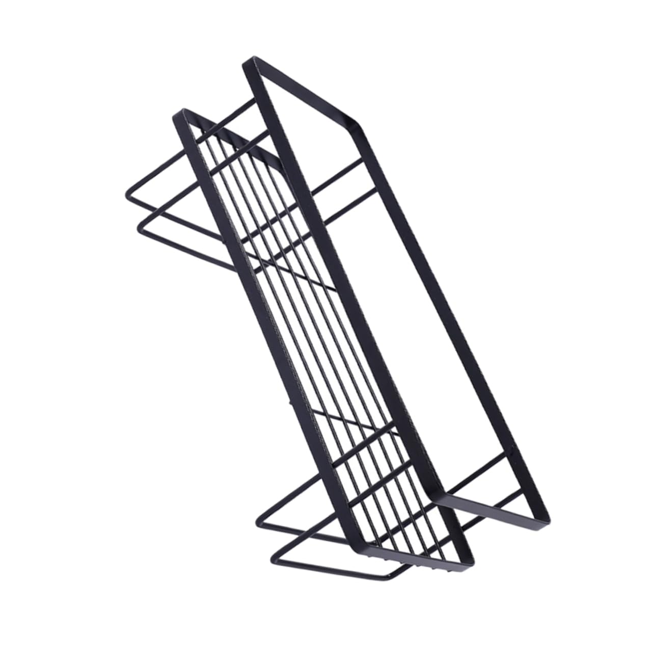 Mensola da Doccia Nera Perforazione Organizer per Facile da Installare Materiale Resistente per Asciugamani e Accessori per Ordinati