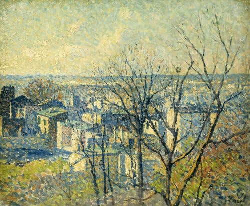Cuadros de tetti di Maximilien Luce impresos en lienzo de 60x90cm para dormitorio