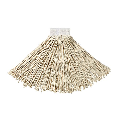 Image of Rubbermaid Commercial Value-Pro Cut End Cotton Mop, #24, White, 12 Pack, FGV15800WH00