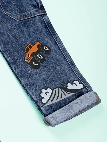 Image of KiddoPanti Unisex Denim Dungaree Pant With Cargo Pockets