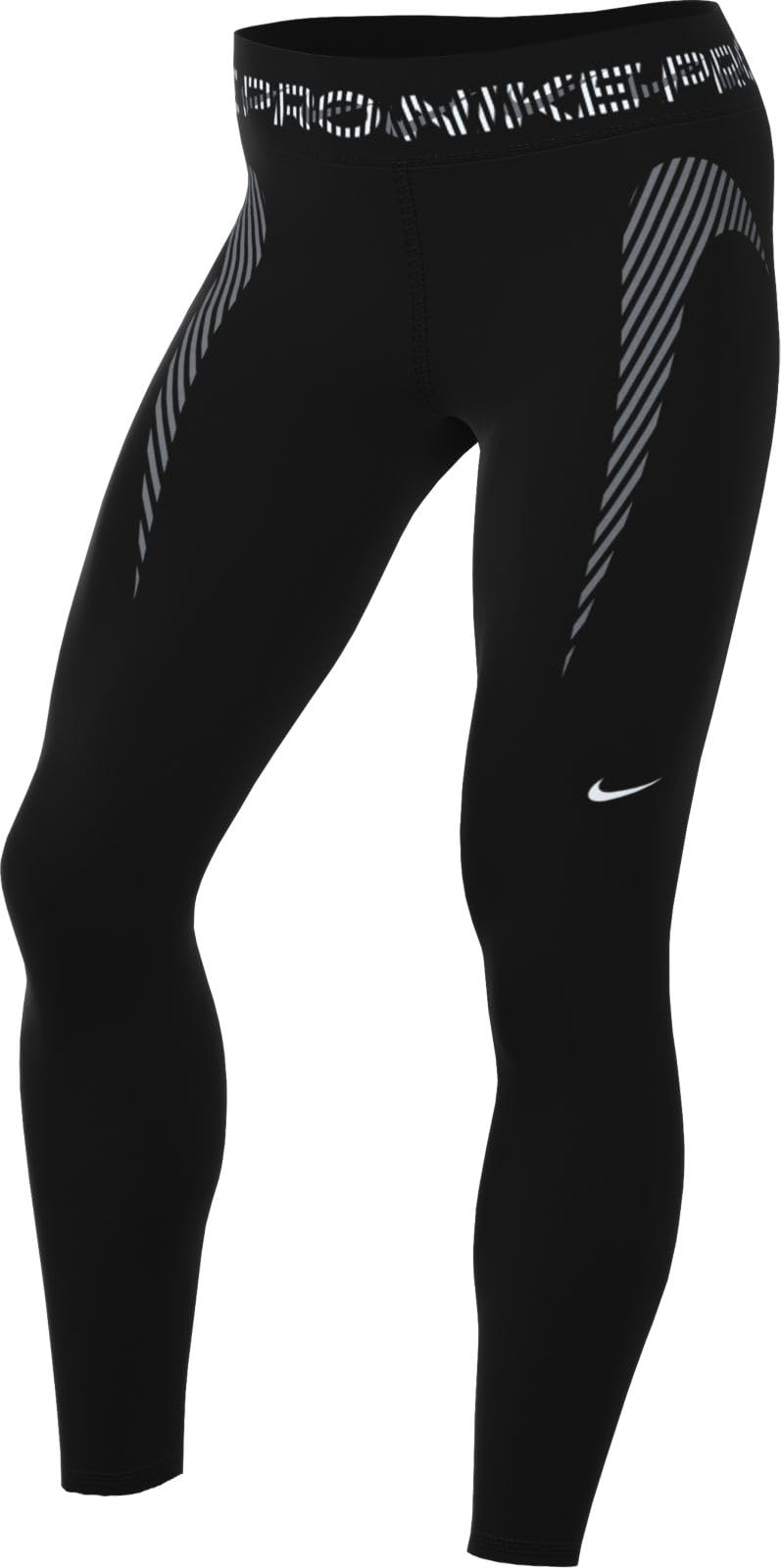 Nike - Leggings A 7/8 A Vita Media con Grafica Nike PRO – Donna, Pants Donna