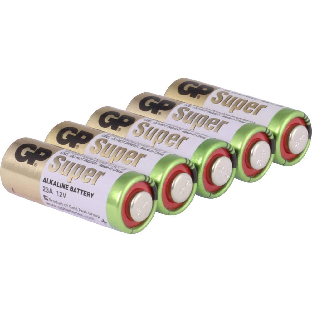 5x GP 23A A23 Batteries MN21 12V Alkaline LRV08 Door Bell Chime *EXPIRY 01/2028*