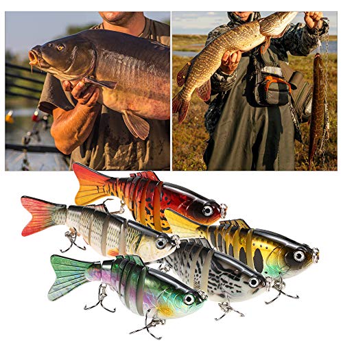 Iscas de pesca, Andoer Conjunto de 5 unidades de iscas de pesca 10 cm 20g isca dura Isca dura Armadu