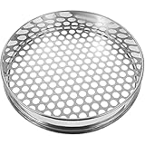 シフトパンメッシュスクリー 園芸フィルター ンのふるい篩 ガーデン土ふるい こし器 ステンレススチールグレーディングふるい 業務用 (直径40cm)