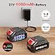 Mini Kettensäge mit Akku 8000 mAh, Avhrit 8 Zoll Bürstenlose Elektro Kettensäge mit Schmiersystem, 2 Batterien und werkzeugloser Kettenspannung, Elektrische Handkettensäge für Garten, Bauernhof, Park