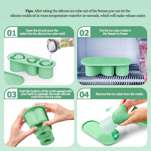 Cubitera compatible con Stanley Cup de silicona miniatura 5