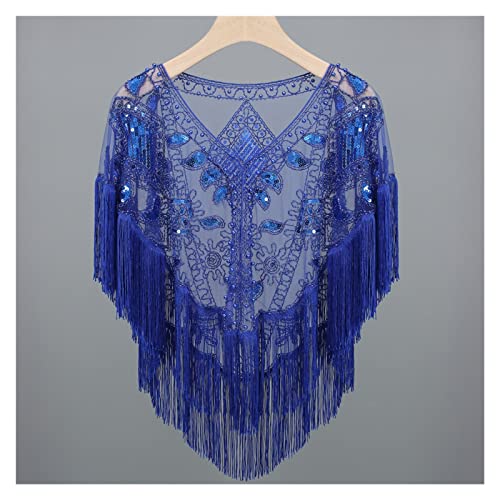 Châle à paillettes anti-froid léger cape perlée pour robe