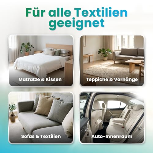 Repellion ® Anti Milben Spray (500 ml) für Haushalt & Textilien – Milbenspray zur Umgebungsanwendung – Milbenabwehr für Matratzen, Polster, Teppiche & Wohnräume