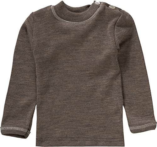 ENGEL Shirt Merino Wool Silk Baby t-Shirt Organic Pajama top 70 5110 (62/68, Walnut)