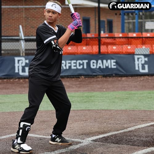 Guardian Baseball Leg Guard - Legion Leg Guard Baseball - Adult Fit (Ages 12+), Maximum Impact Protection for Ankle Shin and Foot, Adjustable Custom-Fit, Lightweight & Durable - Image 5