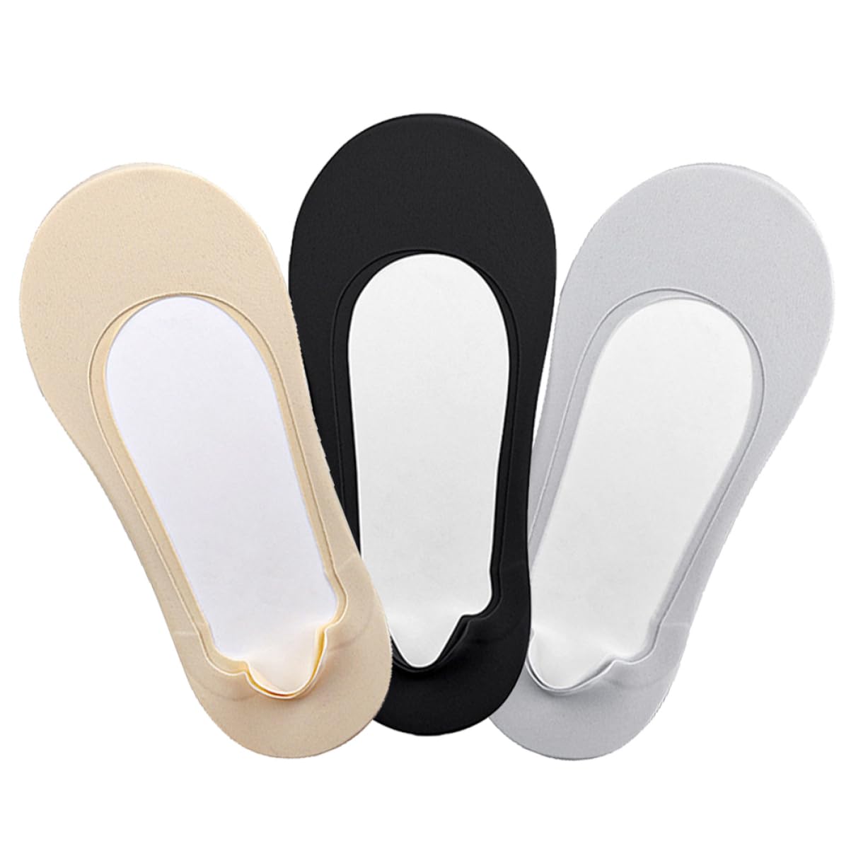 Healvian 12paare Damen Unsichtbare Füßlinge Atmungsaktive Low Cut Socken Für Mädchen Komfortabel Rutschfest Für Ballerinas Sneaker Und High Heels