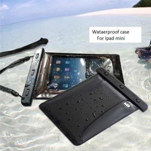 Very High Qaiylity Waterproof Case for Ipad mini , Digital Camera, GPS & Other Devices - Ipx8 Certified to 100 Feet ,Now You Can Go to the Pool or Beach Worry Free. (Black)