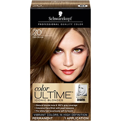 Schwarzkopf Color Ultime Iconic Blondes Hair Coloring Kit, 7.0 Dark Blonde (Pack of 2)