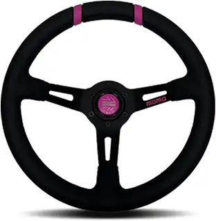 MOMO(モモ)ステアリング ドリフト ピンク リボン 330mm AL-03