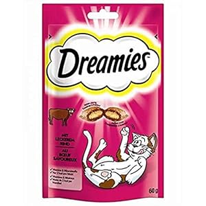 Dreamies Cat Treats Pouch 60g – Beef