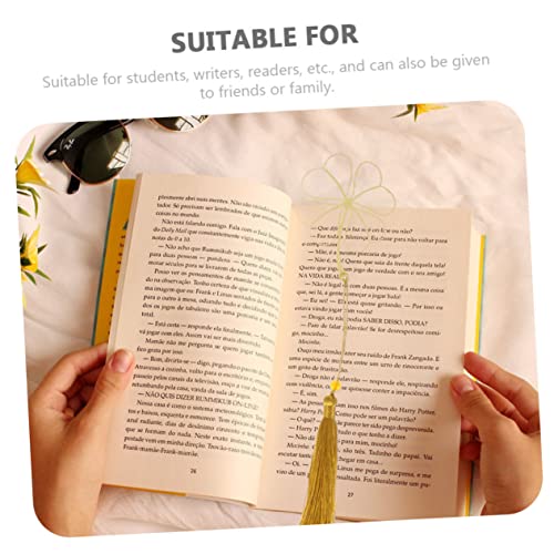 Marque-pages avec pompons de lecture, accessoires de papeterie pour étudiants