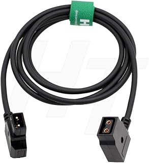 HangTon D-tap P-tap Male to Female Power Extension Cable for Anton-Bauer IDX V-Mount Gold Mount Battery (2m)