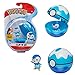 Bandai – Pokémon – Poké Ball & Figura Clip 'N' Go – 1 Scuba Ball + 1 Figura de 5 cm Tiplouf (Piplup) – Accesorio para disfrazarse en Dressor Pokémon – WT97899
