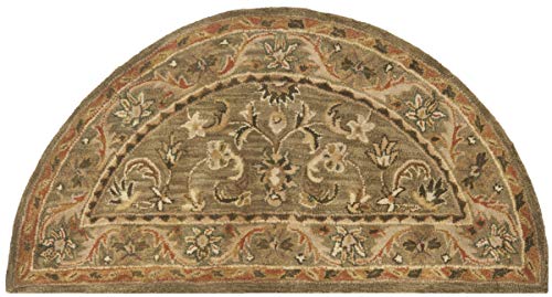 Safavieh Antiquities Collection AT52A Handmade Traditional Oriental Olive and Gold Wool Area Rug