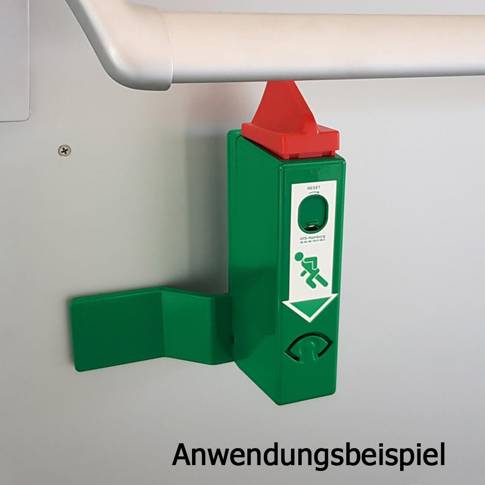 GFS EH Türwächter ohne Voralarm, gemäß DIN EN 1125, für Panikstangen, GfS Markenware, Art.-Nr. 994000 | Türwächter Notausgang | Fluchttürwächter | Türwächter Alarm
