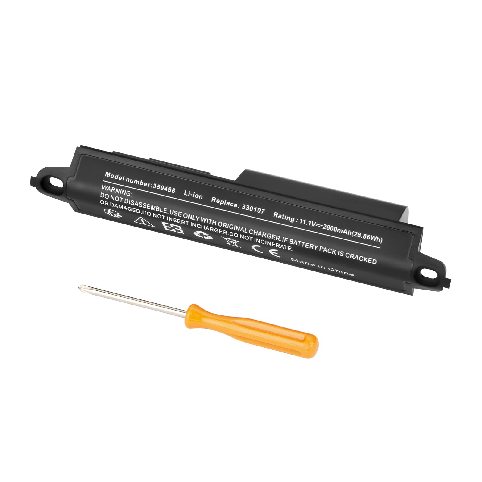 Exmate Batterie pour Bose SoundLink III 330105 330107 330107A 359495 359498,Bose SoundLink Bluetooth Mobile Speaker II 404600 [11,1V 2600 mAh]