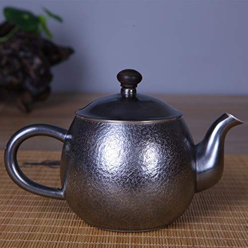 No-Branded Teiera d'Argento hkrstssxj Sterling Silver Teapart Teakettle Vecchia Cerimonia Acqua Pot Pot Bollitore Pure… - immagine 3