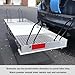 CC-125 Cargo Box Bike Rack Adapter, Hitch Bike Rack Adapters Bike Wheel Holders for Cargo Carrier on Camper Travel Trailer, Fit for All Types of Bikes with Tires Width Less Than 2-1/4
