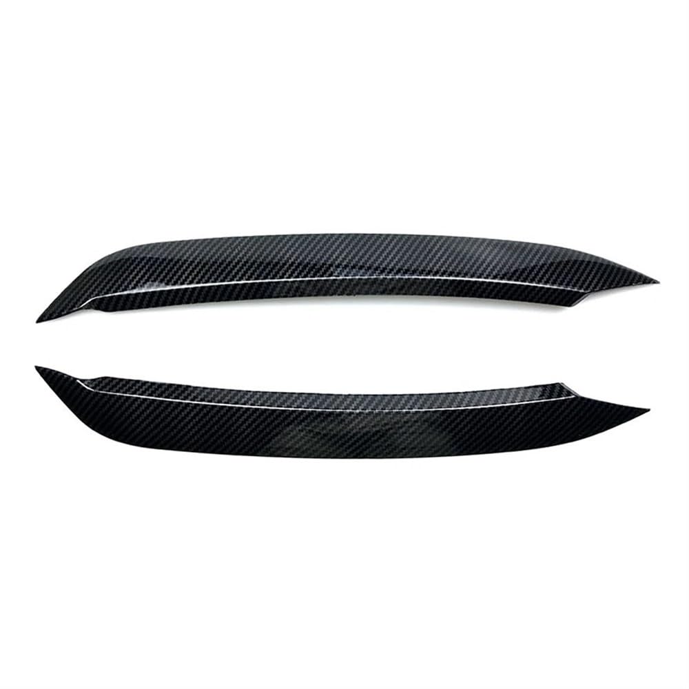 Left Right Eyelid Trim for for MK6 2019-2022 Gloss Black Car Front Headlight Eyebrow Eyelids Stickers