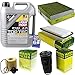 Produktbild QR-PARTS 69357332 Filter Set Inspektionspaket 5 Liter Liqui Moly Motoröl Top Tec 4100 5W-40 MANN-FILTER Innenraumfilter Kraftstofffilter Luftfilter Ölfilter