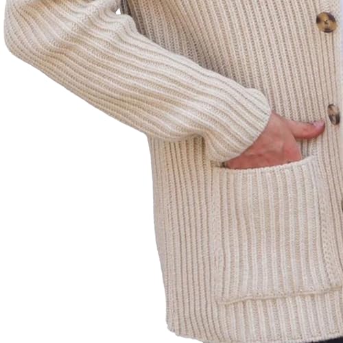 Mens Shawl Neck Cardigan Sweater Sweaters for Men Knitwear Button Down Shawl Collar Cardigan Sweater with Pockets3