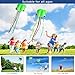 2P Kites,Large Green Kite and Mollusc Octopus with Long Tail, Big Kite for Beginners Outdoor Game,Beach Trip Great Gift to Kids Childhood Precious Memories (Kites-Green)