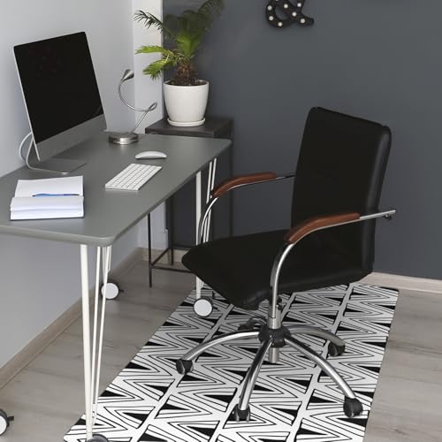 Protège-sol de bureau rectangulaire 120x90 protecteur de sol en PVC