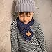 BEARUN Kids Knit Scarf Winter Fashion Solid Color Toddler Baby Scarves Wrap Neck Warmer Navy